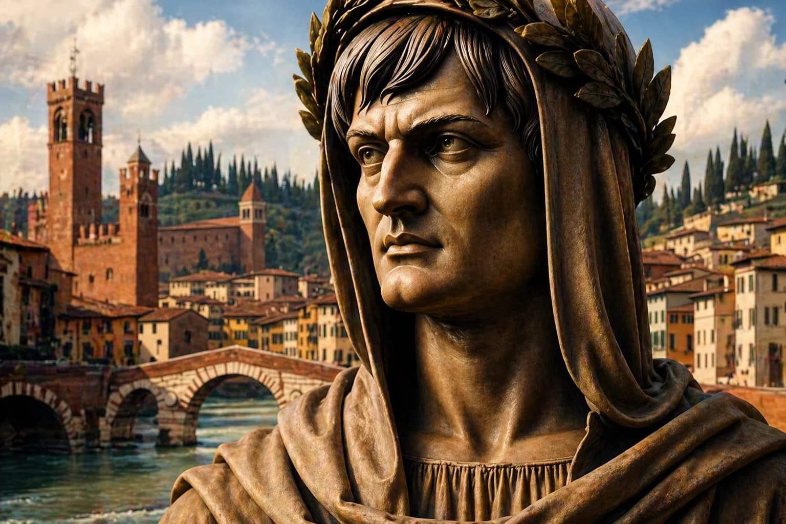 Dante a Verona: Tour a piedi dall'Inferno al Paradiso