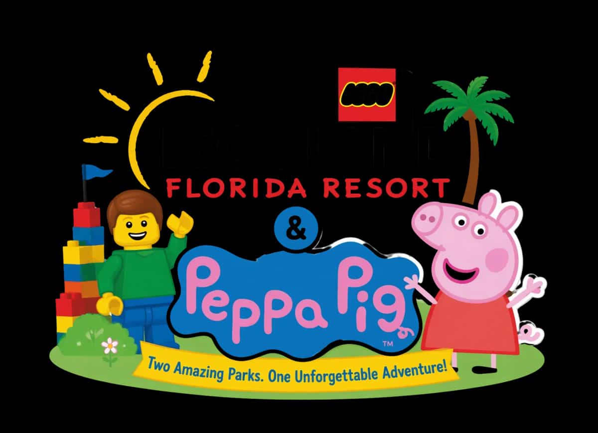 Logo LEGOLAND Florida Resort & Peppa Pig