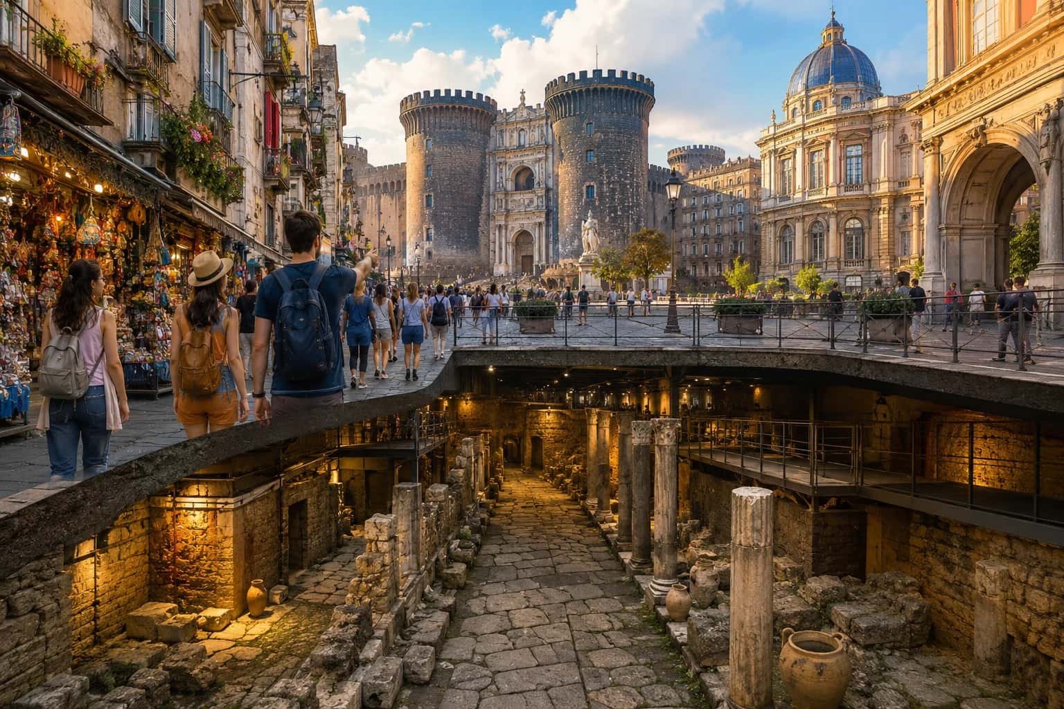 Ingresso e biglietti per TOUR DELLA CITTÀ DI NAPOLI CON LE ROVINE SOTTERRANEE