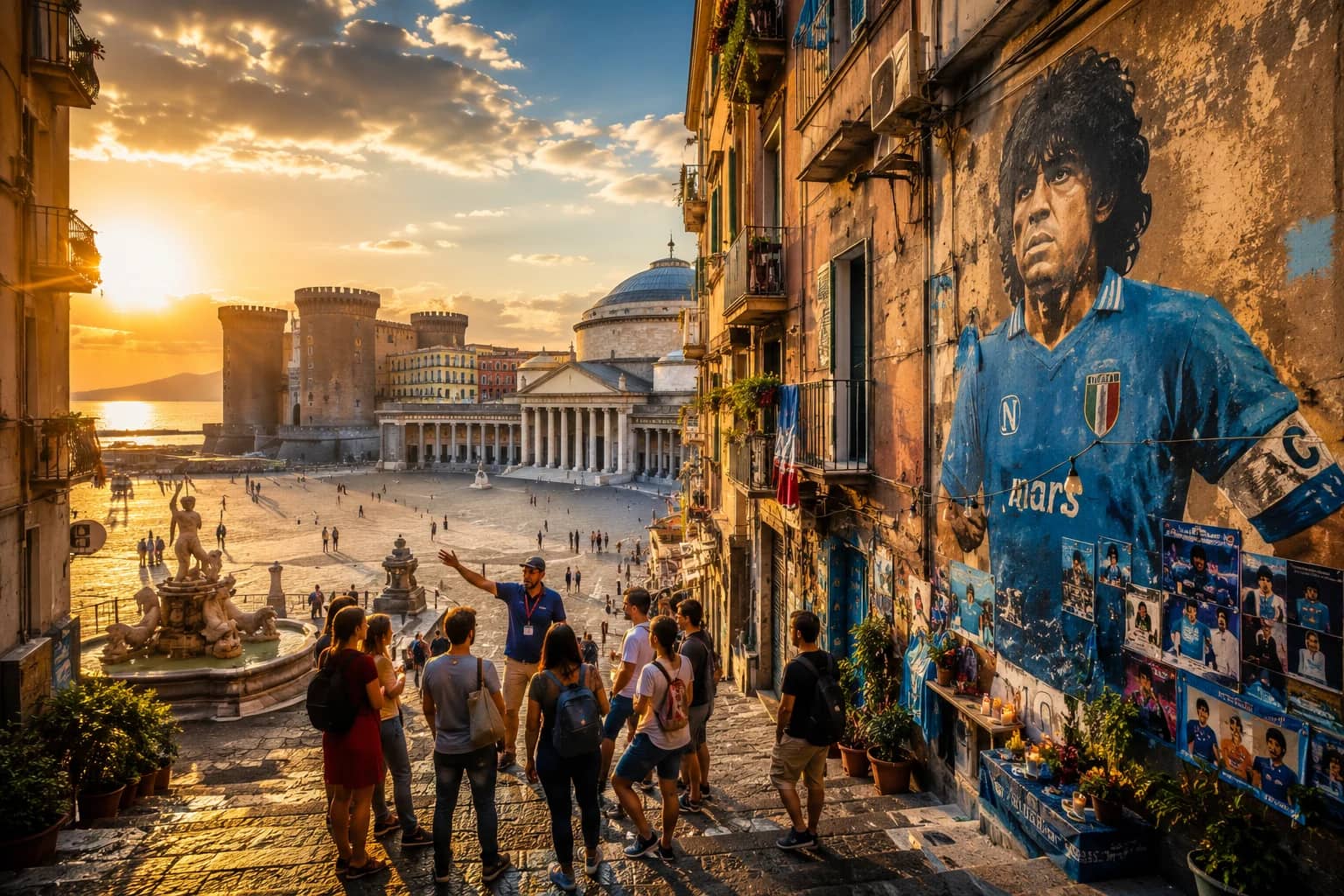 Tour guidato del Palazzo Reale e dei Quartieri Spagnoli