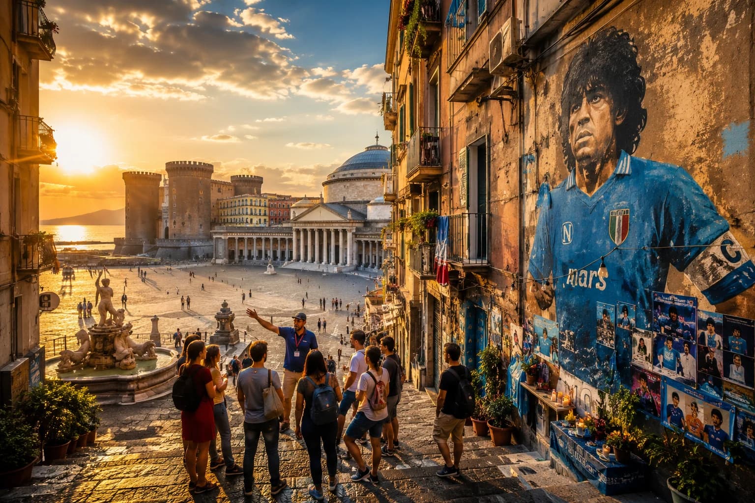 Tour guidato del Palazzo Reale e dei Quartieri Spagnoli
